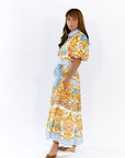Louie Printed Midi Dress