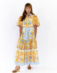 Louie Printed Midi Dress