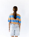 Zevia Striped Polo Top ⭐︎ Restocked
