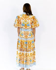 Louie Printed Midi Dress