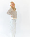 Ayo Striped Cardigan · Cream