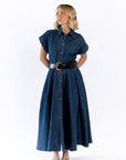 Marabele Belted Denim Dress