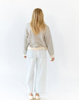 Ayo Striped Cardigan · Cream
