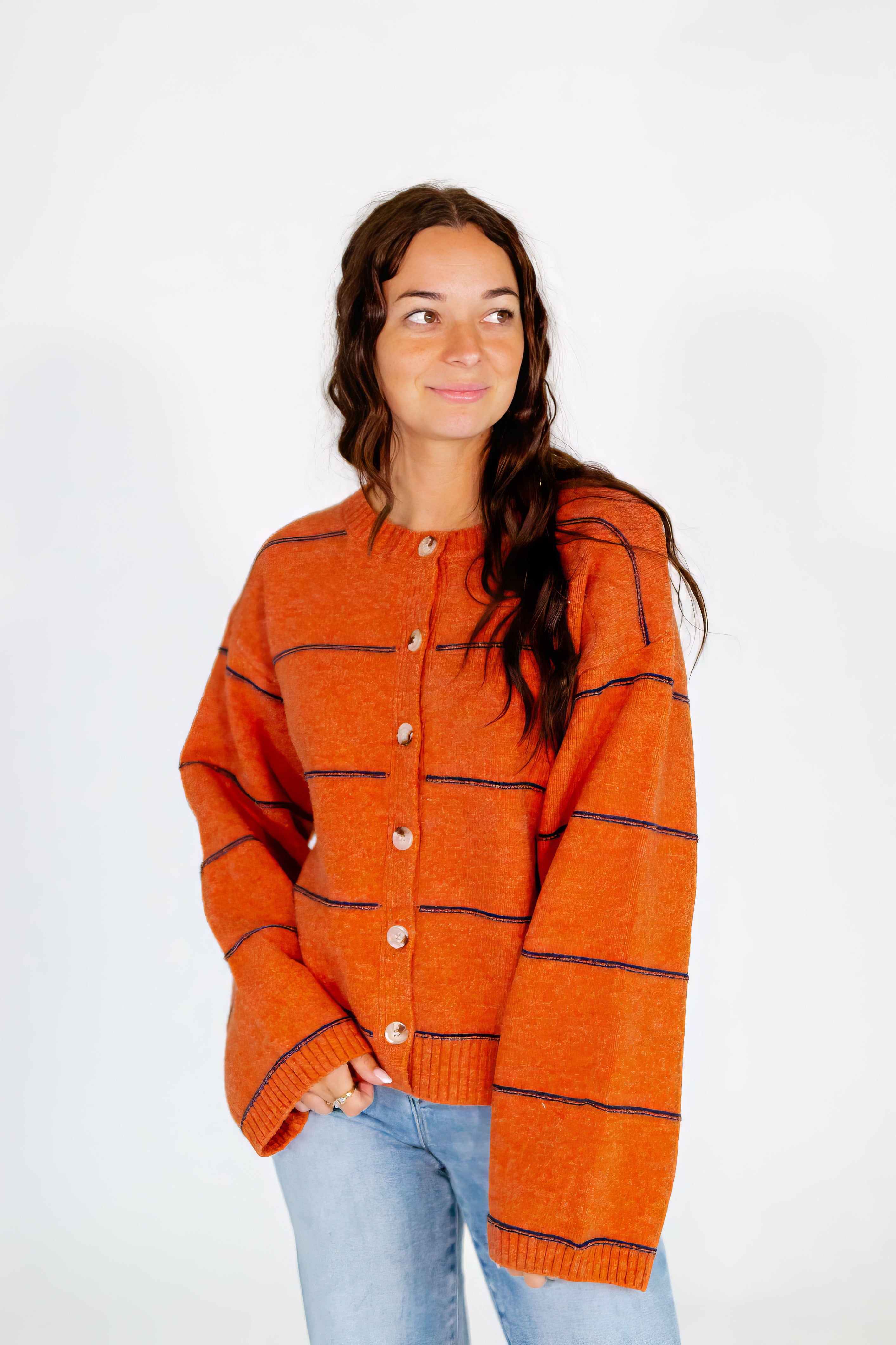 Eloise Striped Cardigan