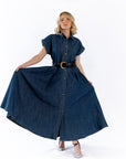 Marabele Belted Denim Dress