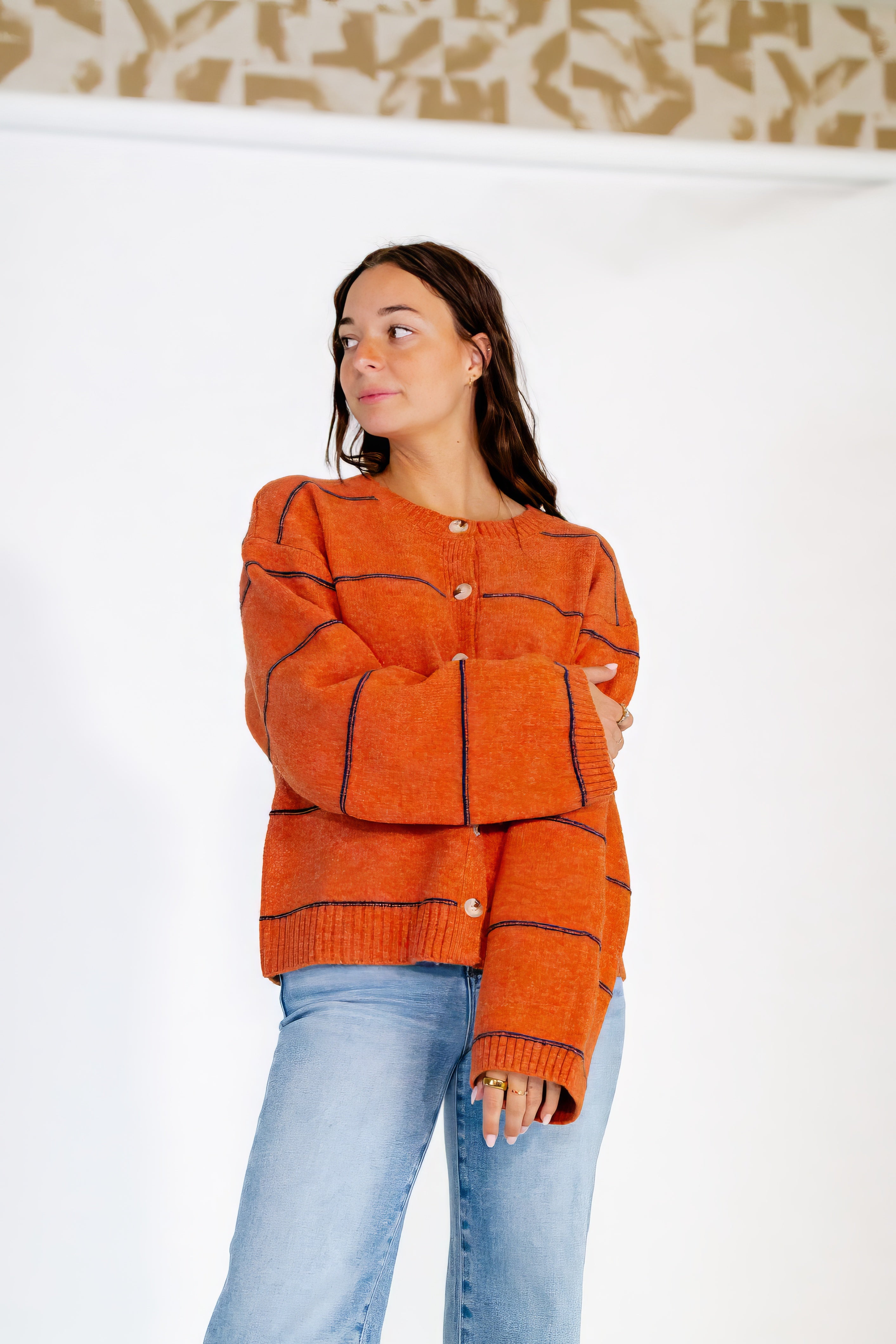 Eloise Striped Cardigan