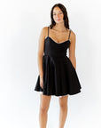 Falke Lace Trim Mini Dress
