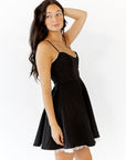 Falke Lace Trim Mini Dress