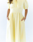 Lucia Tie Detail Midi Dress