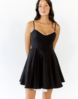 Falke Lace Trim Mini Dress