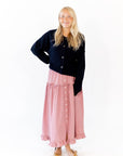 Rumi Button Detail Skirt
