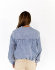 Jojo Ruched Denim Jacket