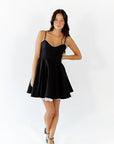 Falke Lace Trim Mini Dress