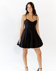 Falke Lace Trim Mini Dress