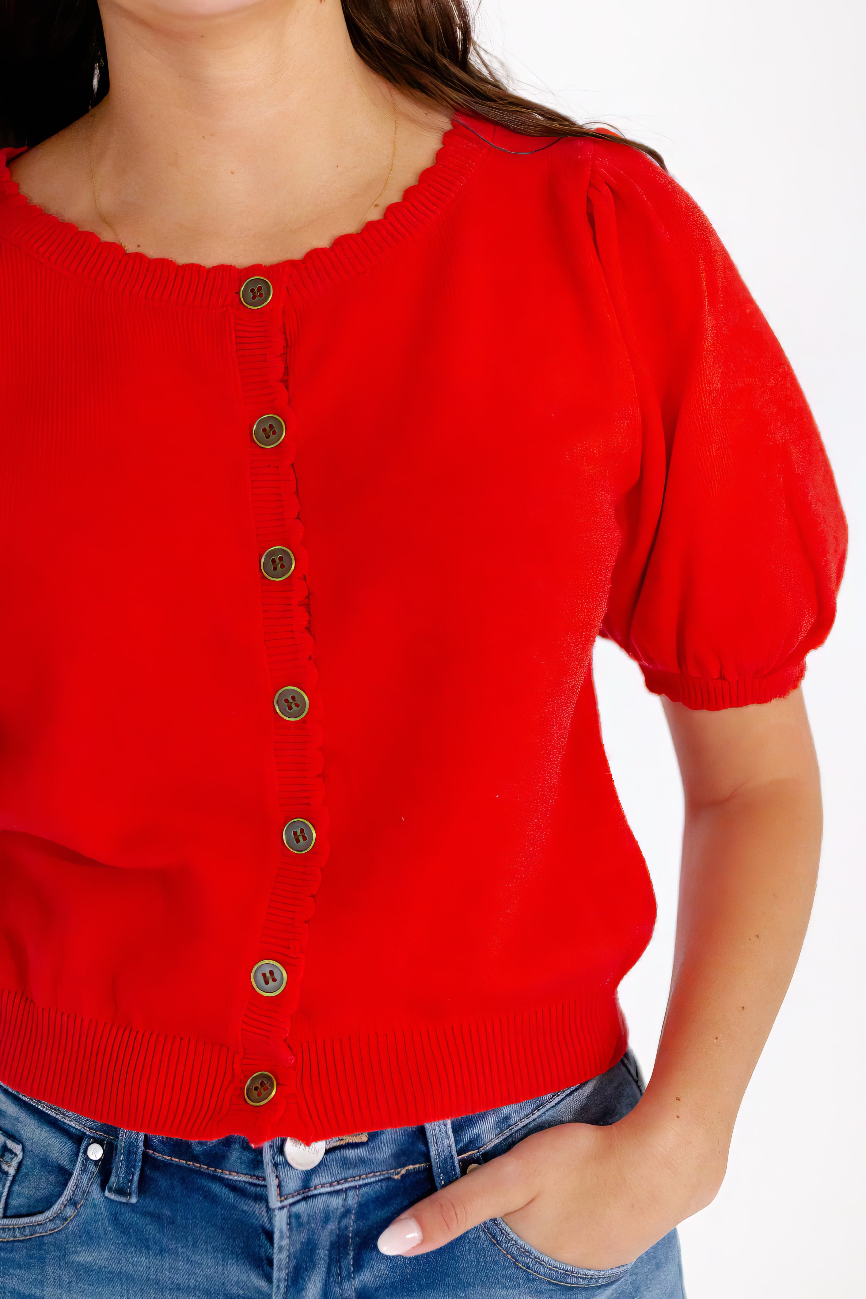 Willa Button Up Top