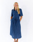 Marsa Button Down Denim Dress