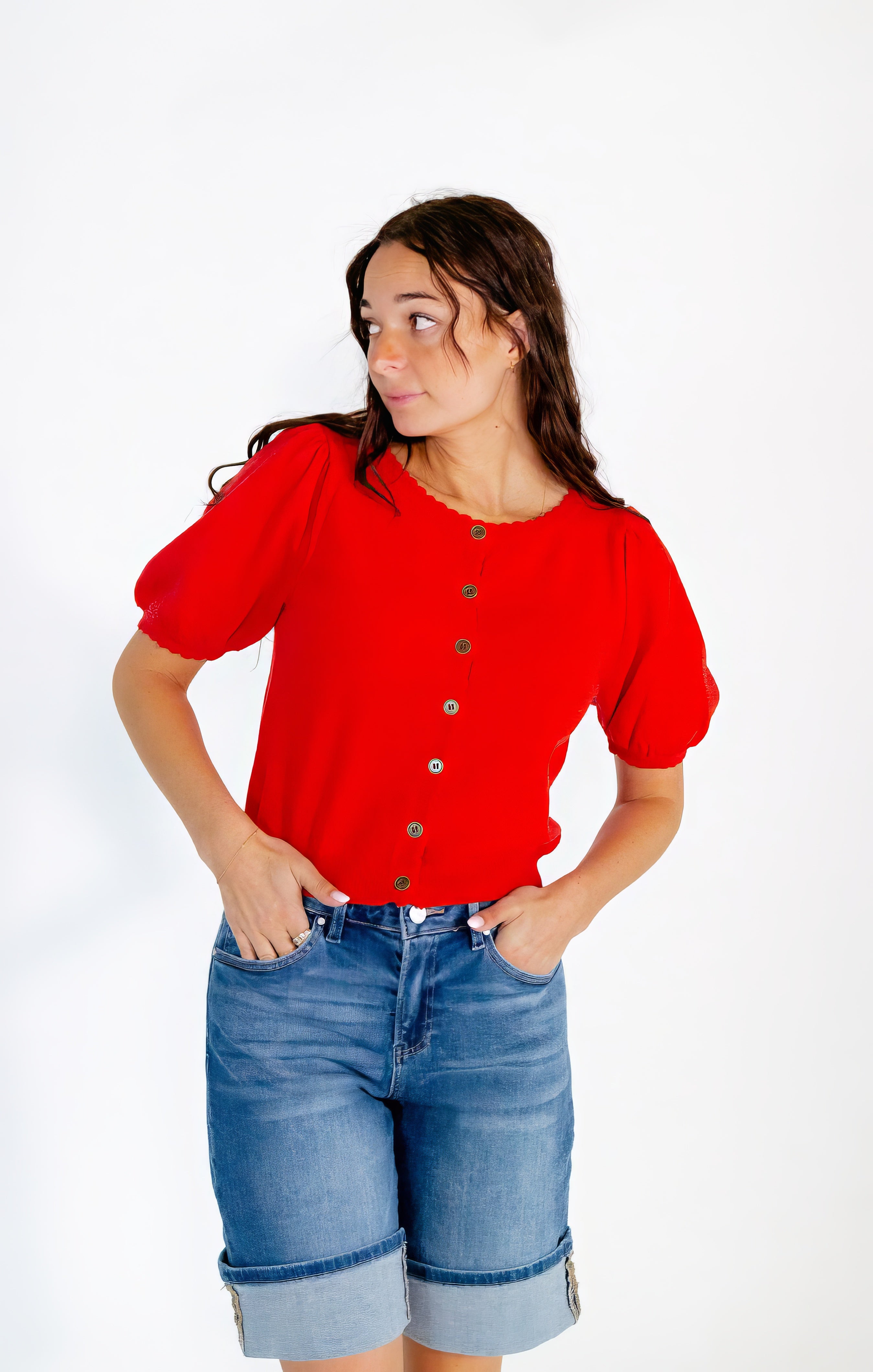 Willa Button Up Top
