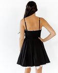 Falke Lace Trim Mini Dress