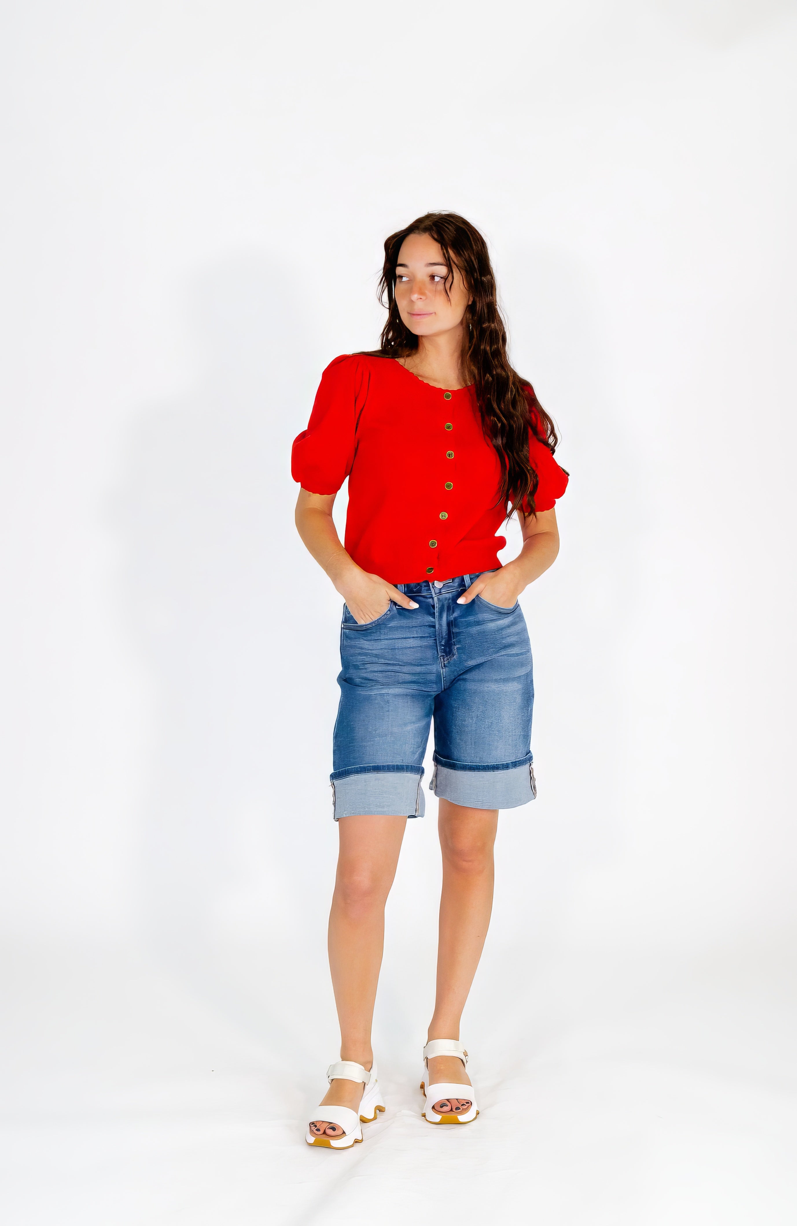 Willa Button Up Top