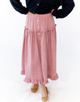 Rumi Button Detail Skirt