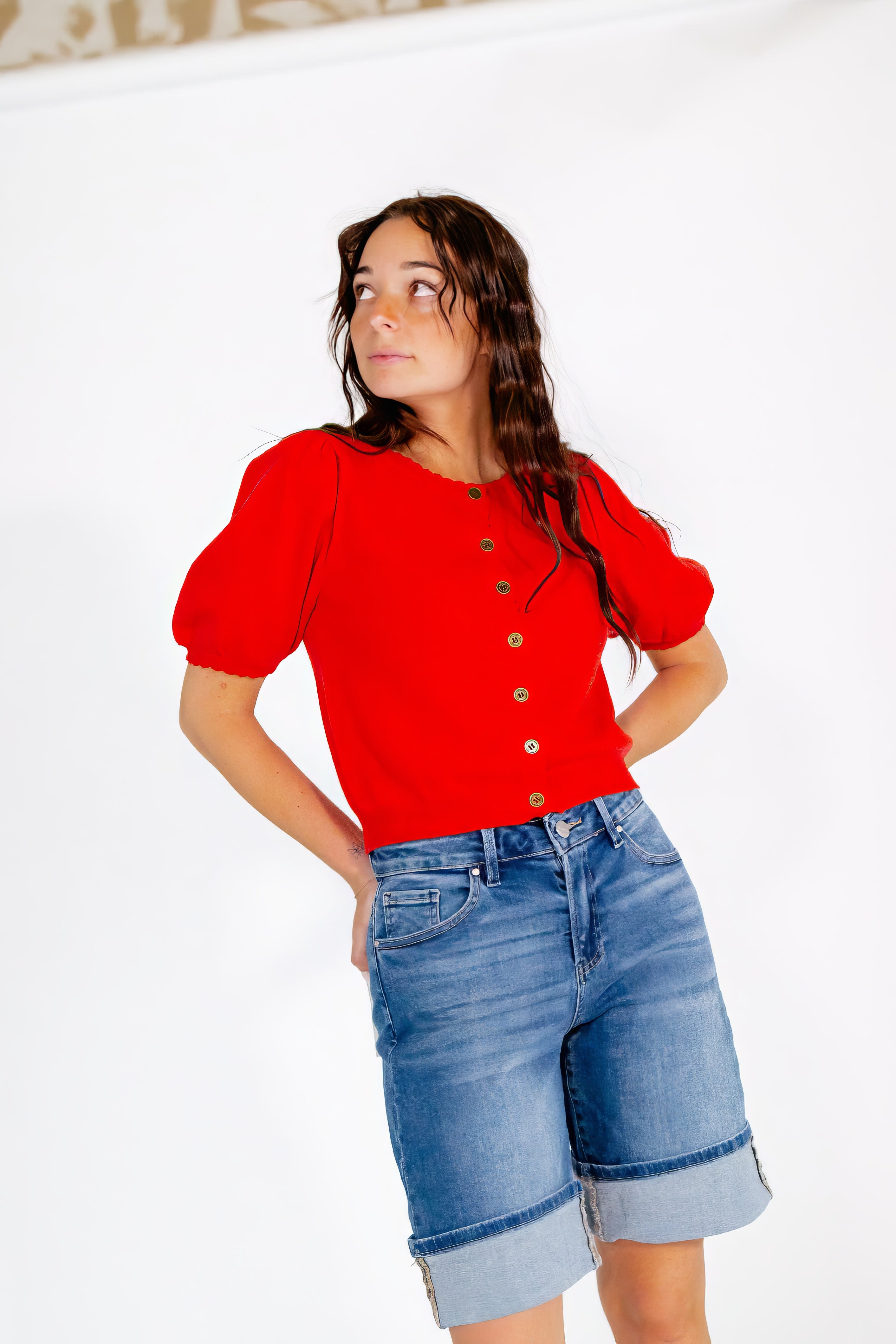 Willa Button Up Top