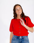 Willa Button Up Top
