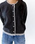 Laney Contrast Seam Cardigan