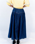 Shoshanna Yoke Detail Skirt