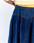 Shoshanna Yoke Detail Skirt