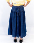 Shoshanna Yoke Detail Skirt