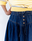 Shoshanna Yoke Detail Skirt