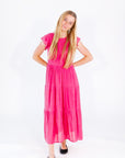 Alina Smocked Midi Dress