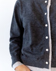 Laney Contrast Seam Cardigan