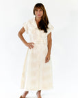 Castile Textured Cream Dress