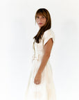 Castile Textured Cream Dress