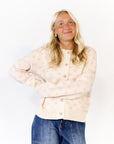 Tabby Heart Button Cardigan