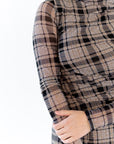 Dawn Plaid Mesh Dess
