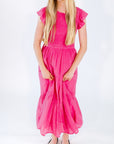 Alina Smocked Midi Dress