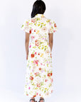 Arina Floral Belted Midi Dress
