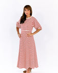 Marissa Striped Midi Dress