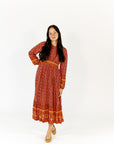 Quincy Boho Midi Dress