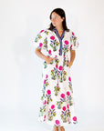 Cane Floral Maxi Dress