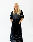 Nori Embroidered Cotton Dress