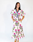 Cane Floral Maxi Dress