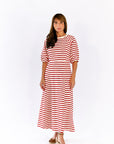 Marissa Striped Midi Dress