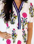Cane Floral Maxi Dress