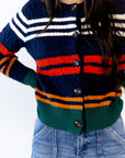 Reese Striped Cardigan