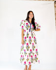 Cane Floral Maxi Dress