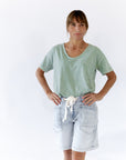 Kelsie Mineral Washed Top