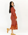 Quincy Boho Midi Dress